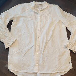 Coster Copenhagen White Button-Up Shirt Sz 40